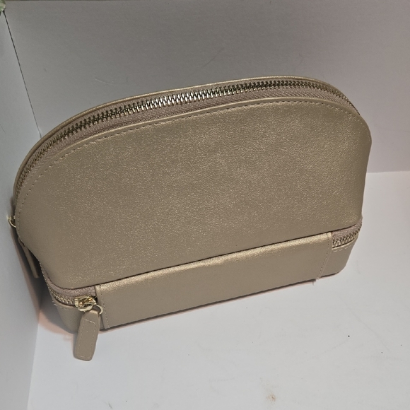 Beige Cosmetic and Jewelry  Pouch - Picture 2 of 12